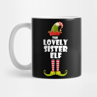 The lovely sister elf christmas Mug